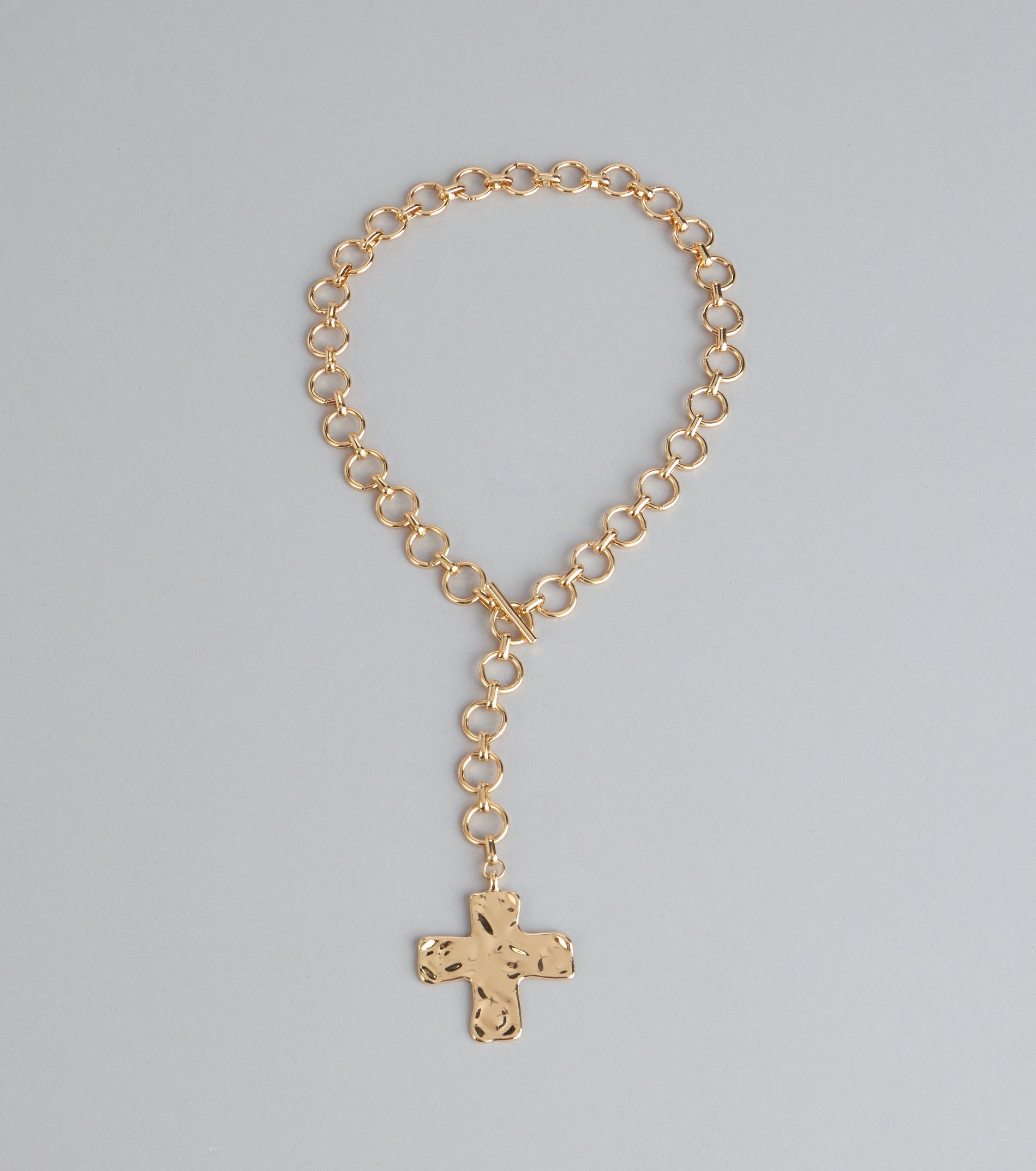 Bold Faith Cross Choker Necklace