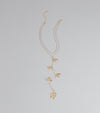 Softly Subtle Leaf Chain Necklace