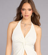 Layered Luxe Cross Necklace