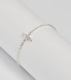 Glitzy Sparkle Rhinestone Cross Bracelet