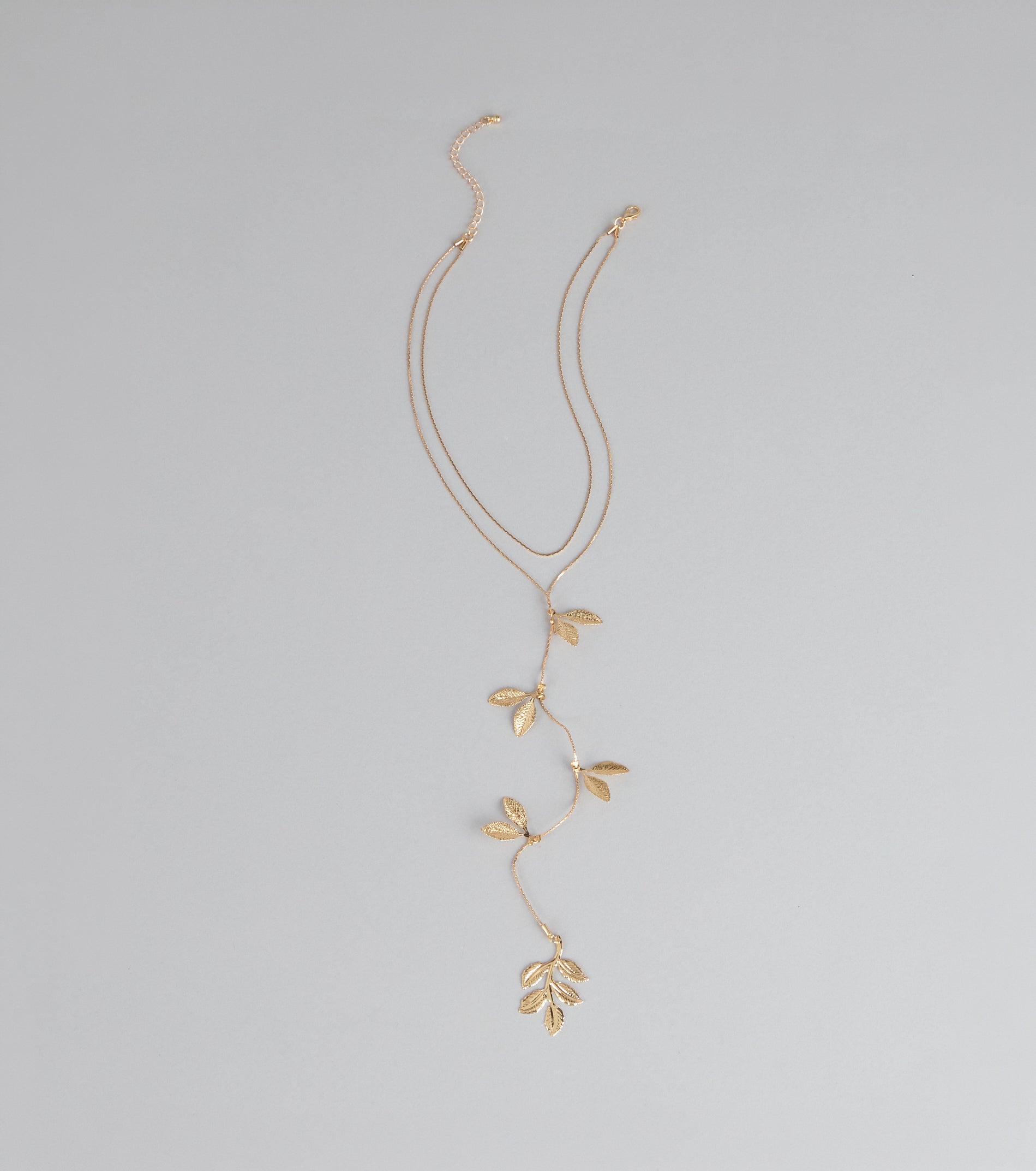 Softly Subtle Leaf Chain Necklace