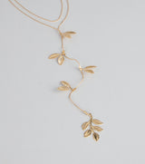 Softly Subtle Leaf Chain Necklace